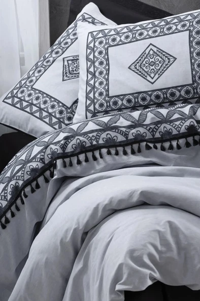 Cotton Box Candy Nevresim Takımı Tek Kişilik Degno Siyah - Resim 2