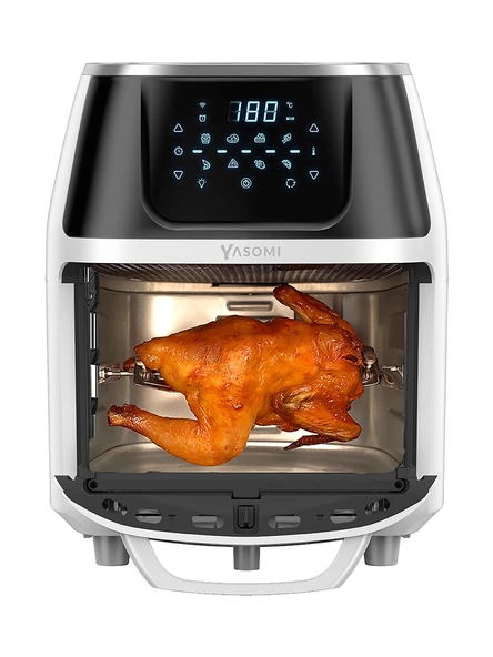 Yasomi Y88 Xxl Bej 1500W 8 Litre Airfryer Oven Fritöz (Yasomi Türkiye Garantili)