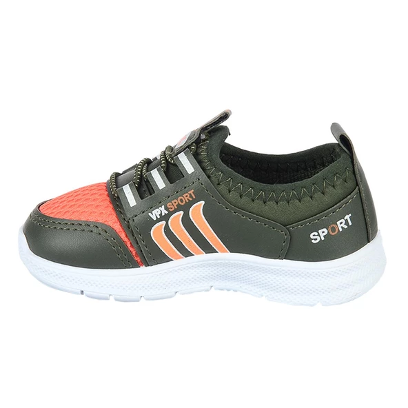 Bolimex 3370 Haki Bağsız Erkek Çocuk Bebe Spor Ayakkabı - 3