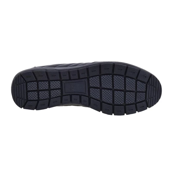 Berenni M197 Siyah %100 Deri Erkek Sneakers Spor Ayakkabı - 4