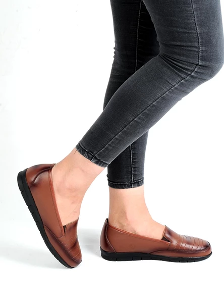 Frida 65.1071 Taba Jel Taban Günlük Kadın Babet Ayakkabı - Resim 2