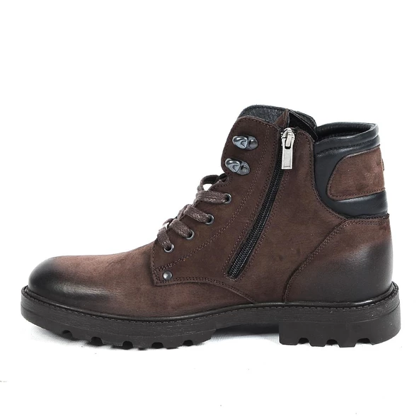 Pierre Cardin 77500 Kauçuk %100 Deri Kışlık Erkek Bot - 4