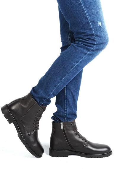 Pierre Cardin 77558 Termal %100 Deri Kışlık Erkek Bot - 7