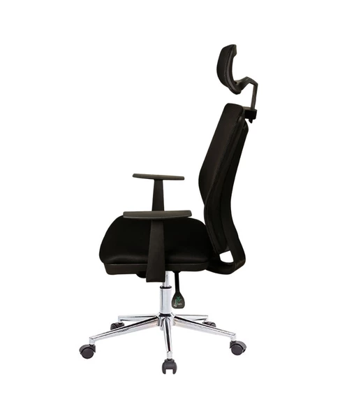 Uzay Ofis Lina Müdür Koltuğu - Siyah - 2