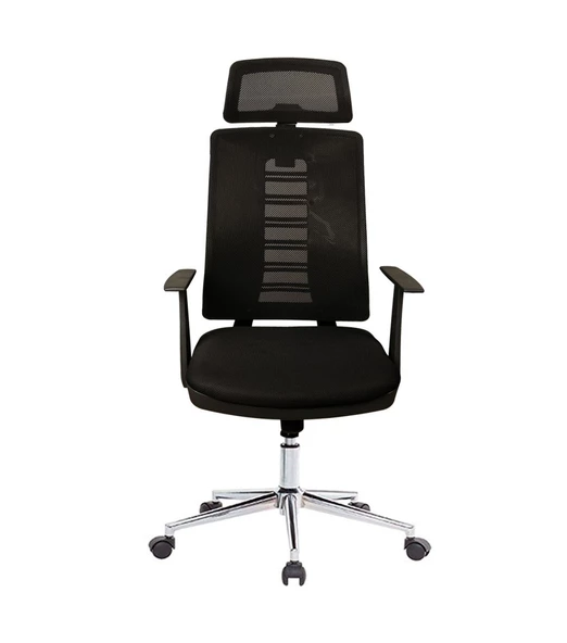 Uzay Ofis Lina Müdür Koltuğu - Siyah - 4