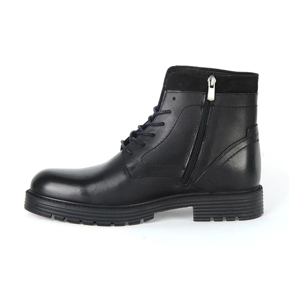 Pierre Cardin 77658 Siyah %100 Deri Erkek Bot - 3