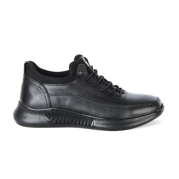 Dropland 8351 Siyah Milano %100 Deri Erkek Casual Ayakkabı - 2
