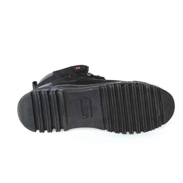 Bulldozer 230005 Siyah Nubuk %100 Deri Erkek Kışlık Bot - Resim 4