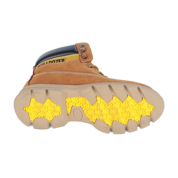 Bulldozer 240516 Nubuk Hakiki Deri Kadın Düz Bot - Resim 8