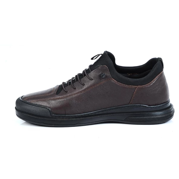 Tardelli 3747 Kahve Kauçuk Deri Erkek Casual Ayakkabı - 3