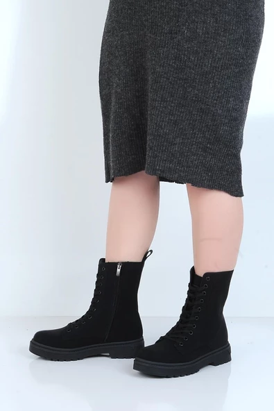 Ayakcenter 23002 Polact Zümrüt Kadın Düz Bot - Resim 6