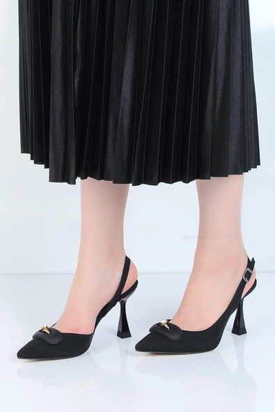 Scarletta Tektaş 9 Cm Topuklu Kadın Ayakkabı - 4