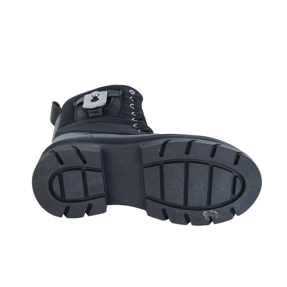 Bulldozer 240905 Siyah Termal Kürklü Kadın Bot - Resim 4