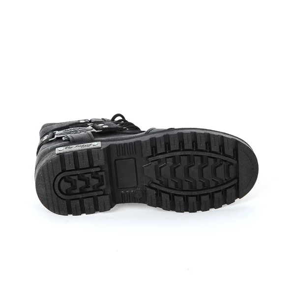 By Falcon 22-Flkn Siyah Termal Kışlık Erkek Bot Ayakkabı - Resim 4