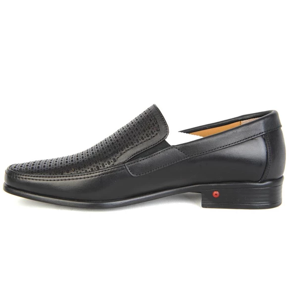 Balayk 1166 Siyah %100 Deri Günlük Erkek Klasik Ayakkabı - Resim 2