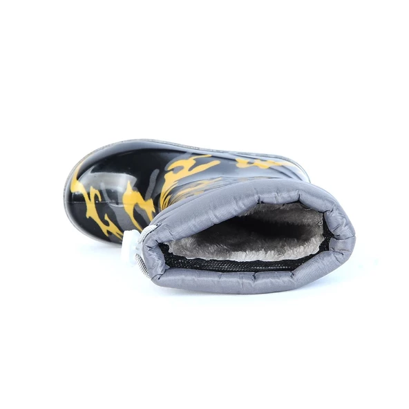 Serabian Pf-580 Syh-Sarı Kürklü Erkek Çocuk Çizme Bot Ayakkabı - Resim 3