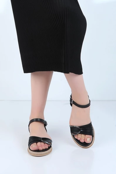 Scarletta Sate Günlük Yazlık Kadın Düz Sandalet - 8