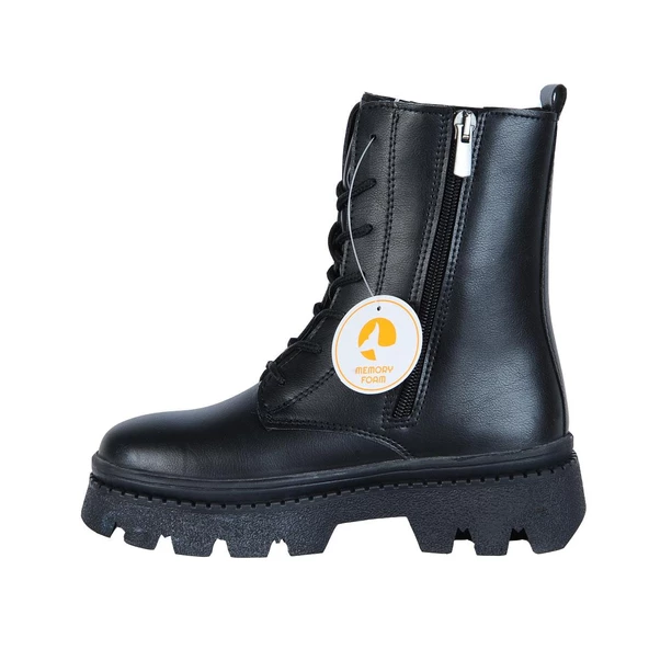 Pinokyo Londra Siyah Kışlık Kız Çocuk Bot - Resim 3