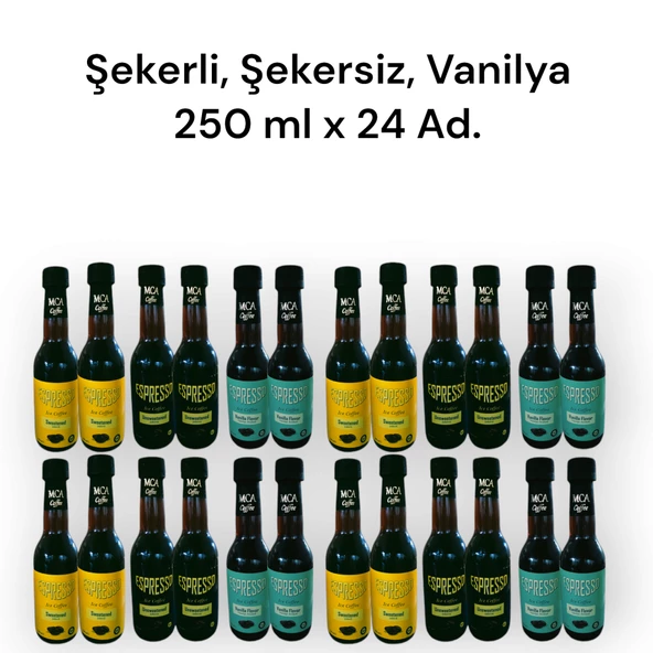 MCA Espresso Soğuk Kahve () 250 MLKARIŞIK KOLİ x 24 adet