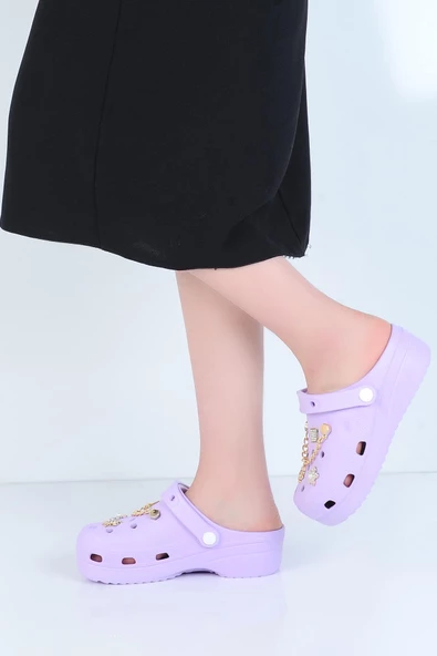 Apella E800-6 Fiesta Eva Kadın Taşlı Günlük Terlik - Resim 2