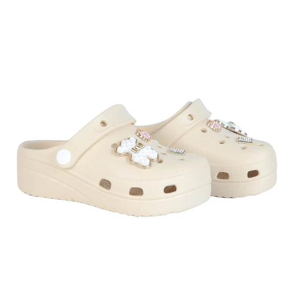 Apella E300-6 Bej Fiesta Eva Kız Çocuk Terlik ürün görseli 1