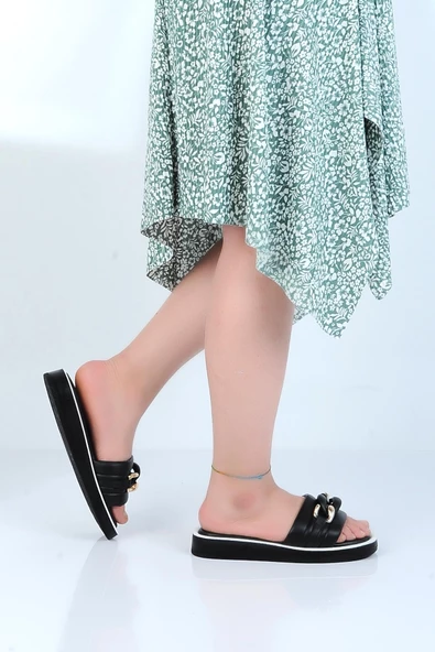 Apella 481-1 Elegant Günlük Kadın Düz Terlik ürün görseli 1