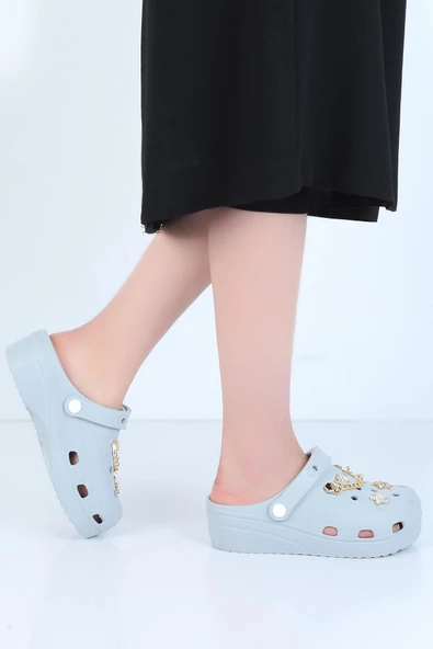 Apella E800-6 Fiesta Eva Kadın Taşlı Günlük Terlik - Resim 7