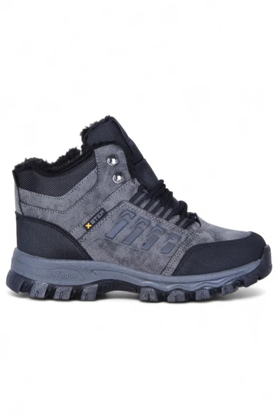 X-Step X6 Füme Termal Kürklü Kışlık Erkek Bot Ayakkabı - Resim 2