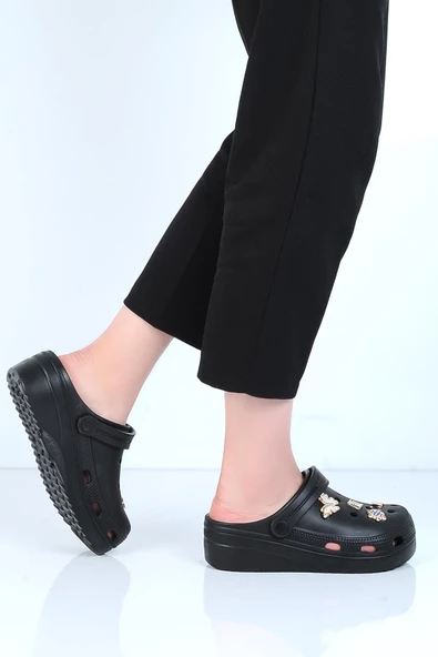 Apella E300-6 Siyah Fiesta Eva Kız Çocuk Terlik ürün görseli 1