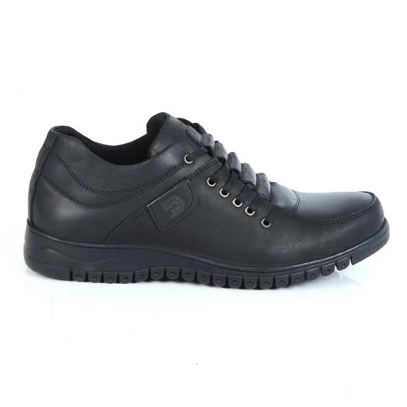 Dropland 3330 Siyah Grezor %100 Deri Kışlık Erkek Casual Ayakkabı - 2
