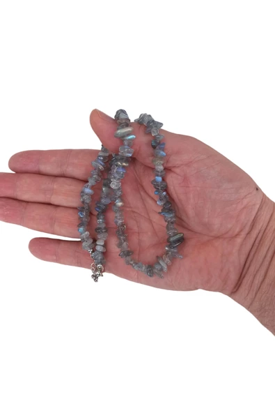 Işıltılı Kırıktaş Labradorit Kolye 347-4 - 3