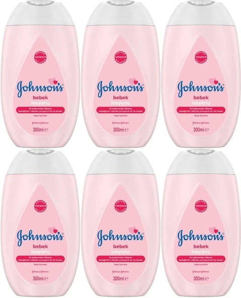 Johnsons Baby Bebek Losyon 300ML (6 Lı Set) ürün görseli
