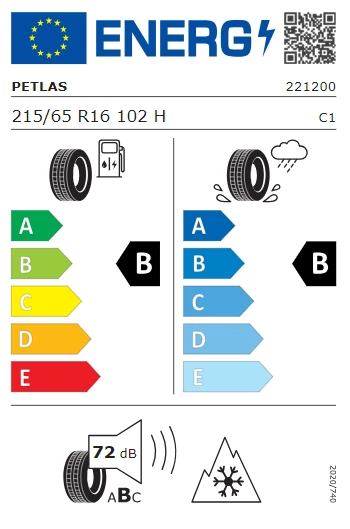 Petlas 215/65 R16 102H Reinf. Snowmaster 2 Sport Kış Lastiği 2024 Üretim - 3