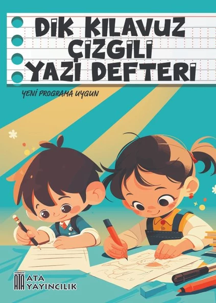 1.Sınıf Dik Temel Harflerle Kılavuz Çizgili Yazı Defteri Orta Boy - 3 Adet - 2