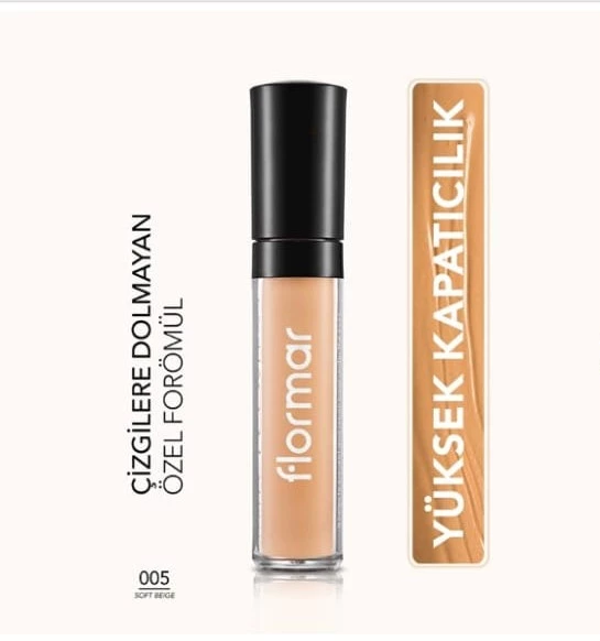 Flormar Perfect Coverage Hafif Yapılı Kapatıcı 005 Soft Beige: Sıcak Alt Ton