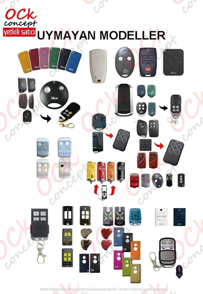 Akıllı Kopyalanabilir Kepenk Kumandası, Garaj Kumandası, Otopark Kumandası, Bariyer Kumandası, Wicom UK 44 Kumanda (3 Adet) - 4