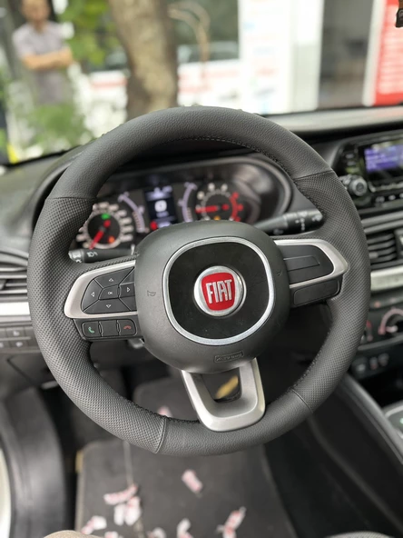 Fiat Egea Araca Özel Direksiyon Kılıfı 2015-2019 Arası Araçlara Uygundur - Resim 5