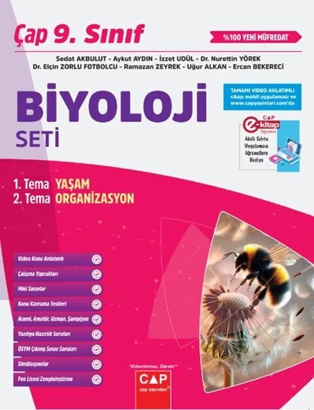 Çap Yayınları 9. Sınıf Biyoloji Anadolu Seti - 3