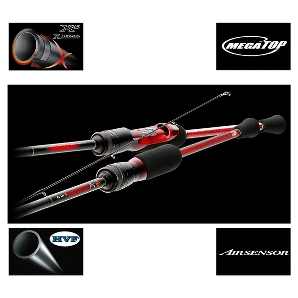 Daiwa Gekkabijin Moonlight MX Mebaru 224 cm 0,3-5 gr LRF Kamış - Resim 2