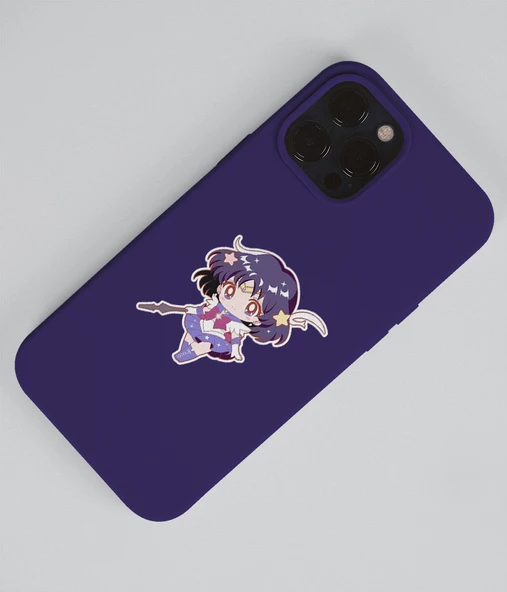 Sailor Moon- Ay Savaşçısı sticker 2li -Anime çıkartma-etiket-laptop telefon süsleme - Resim 3