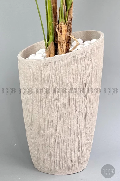 BİÇİÇEK   Yapay Areka Palmiyesi 250 cm lux dış mekan saksıda - Resim 10