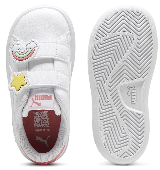 Puma Smash 3.0 Badges V Inf 397287-01 Bebek Spor Ayakkabı - Resim 6