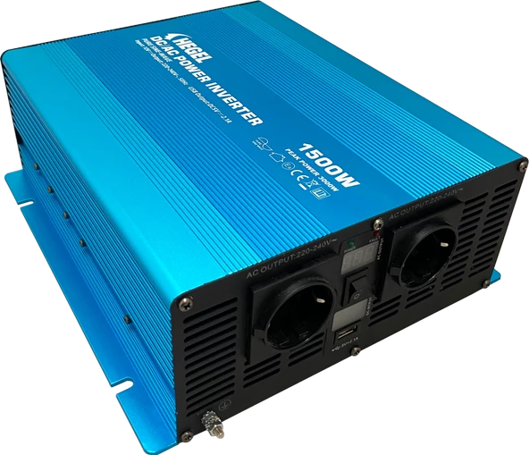 Obus Karavan Hegel 1500 Watt 12 Volt Tam Sinus İnvertör