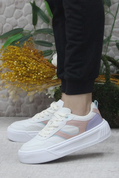 Kinetix Adexa Pu W Bej Hafif Rahat Orijinal Ürün Sneaker Kadın Ayakkabı - 3