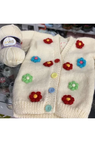 1 Adet Sport Wool Atkı Bere Ceket Yelek Örgü İpi Yünü No: 4409 Kiremit - 4
