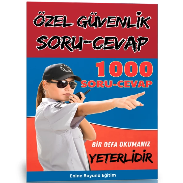 Özel Güvenlik Soru-Cevap Kitabı (1000 Soru)