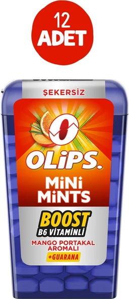 Olips Mini Mints Mango Portakal Aromalı 12,5 gr 12 Adet