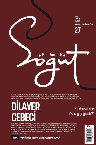 Söğüt Dergi 27.Sayı Mayıs-Haziran 2024