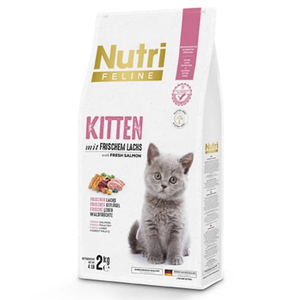 Nutri Feline 2Kg Yavru Somon Etli Kitten Kedi Maması - 2