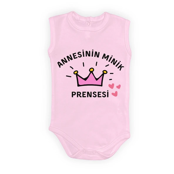 Annesinin Minik Prensesi Çıtçıtlı Body MNK0613 - 2